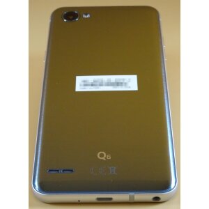 LG Q6 LTE Platinum Smartphone (silber-blau) 5,5 Zoll - 32GB