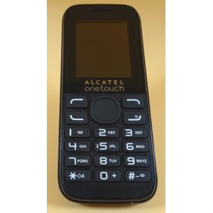 Alcatel OneTouch 1052G GSM - schwarz - 1,8 Zoll Handy - Smartphone