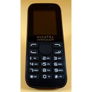 Alcatel OneTouch 1052G GSM - schwarz - 1,8 Zoll Handy - Smartphone