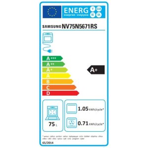 Samsung NV75N5671RS-EG Backofen, 56cm, Pyrolytische Selbstreinigung, A