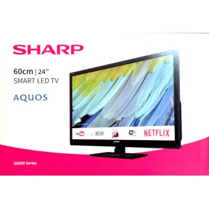 SHARP LC-24CHG6002E HD Ready Smart D-LED TV, 60 cm (24 Zoll), Triple-