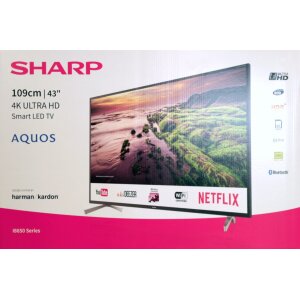 SHARP LC-43UI8652E 109 cm (43 Zoll) Fernseher (4K Ultra HD Smart LED
