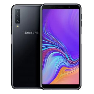 Samsung Galaxy A7 (2018) Smartphone schwarz