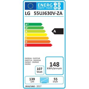 LG 55UJ630V 139 cm (55 Zoll) Fernseher (Ultra HD, Triple Tuner, Active