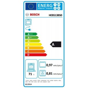 Bosch HND411LS65 Herd-Kochfeld-Kombination (Einbau)