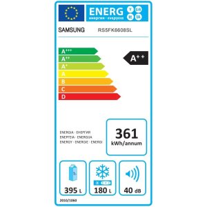 Samsung RS5FK6608SL-?EG Si­de-by-Si­de Kühl­schrank EEK: A++