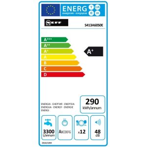 Neff GI3600AN S413A60S0E Geschirrspüler integrierbar - 12 Maßgedecke -