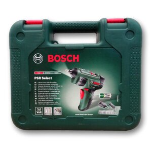 Bosch Akkuschrauber PSR Select, 1,5 Ah, 3,6 Volt, mit Koffer