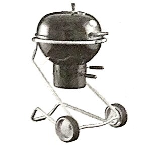 Rösle Kugelgrill No. 1 F60 Holzkohle-Grill Rundgrill Standgrill Abdeckhaube