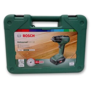 Bosch UniversalDrill 18 Zweigang-Akku-Bohrschrauber, 1x Akku