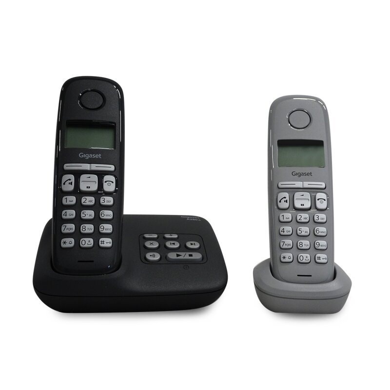 Gigaset A280A Duo grau L36852-H2832-B142 Telefon