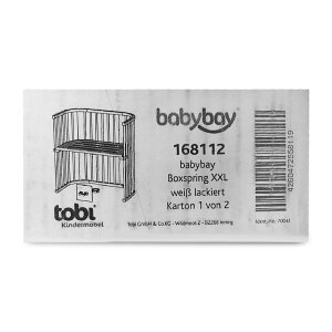 babybay Beistellbett Boxspring weiß