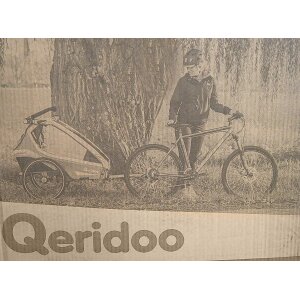 Qeridoo Kidgoo2 Sport (2020) Kinderfahrradanhänger grau