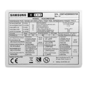 Samsung RS8000 RS6GN8321B1-EG Side-by-Side Kühlschrank