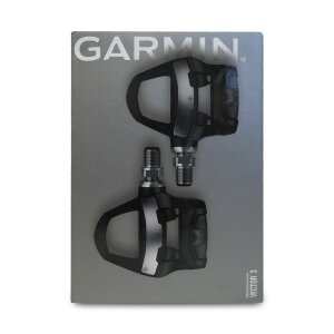 Garmin Vector 3 Plug & Play Wattmess-Pedalsystem mit Zwei Sensoren schwarz