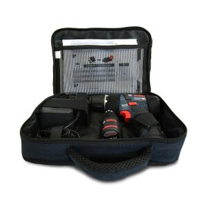 Bosch GSB 10.8-2-LI Professional - inkl. 2x2,0 Ah Akku + Ladegerät, 3x Bohrer-Set, in Tasche