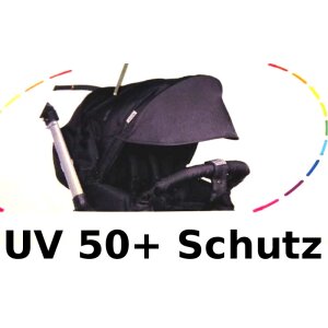 Teutonia Rundum Sunset UV 50+ Sonnensegel, Sonnenschutz schwarz