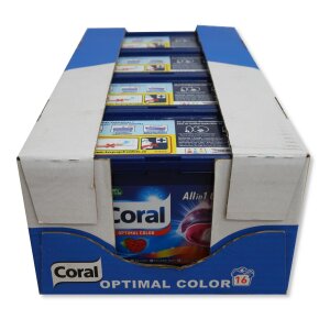Coral Allin1 Caps Waschmittel Optimal Color Colorwaschmittel 64 Caps