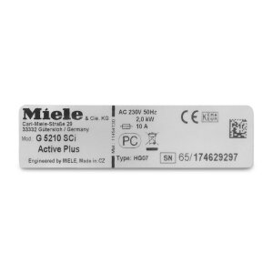 Miele G5210SCI Activ plus integrierter Geschirrspüler