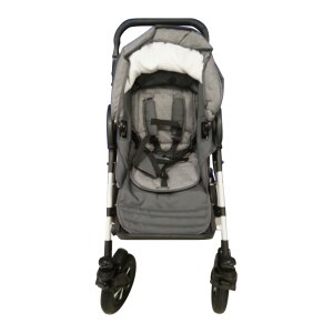 Hamburg 4in1 Kinderwagen Luftreifen Grey&Linen