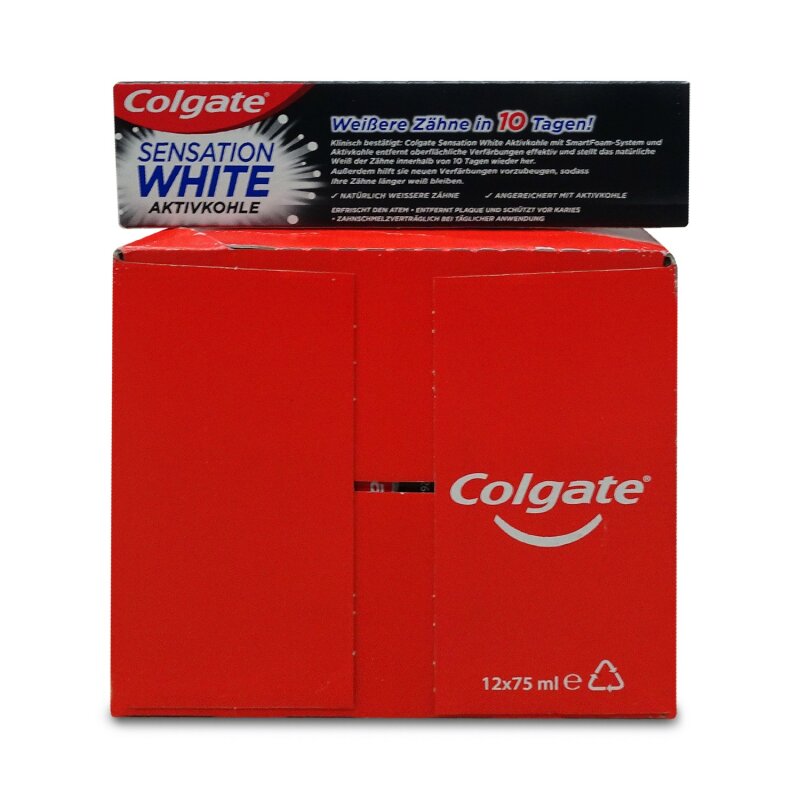 Colgate Zahnpasta Sensation White 12 x 75ml