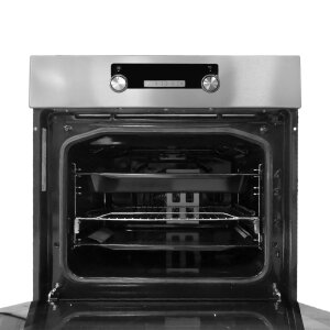 Hisense Pure Steam Set Heißluft/ Einbaubackofen-Set mit Elektro Glaskeramik Kochfeld