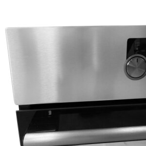 Hisense Pure Steam Set Heißluft/ Einbaubackofen-Set mit Elektro Glaskeramik Kochfeld