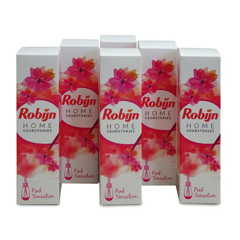 Robijn Home Pink Sensation Duftstäbchen - 6 x 45ML
