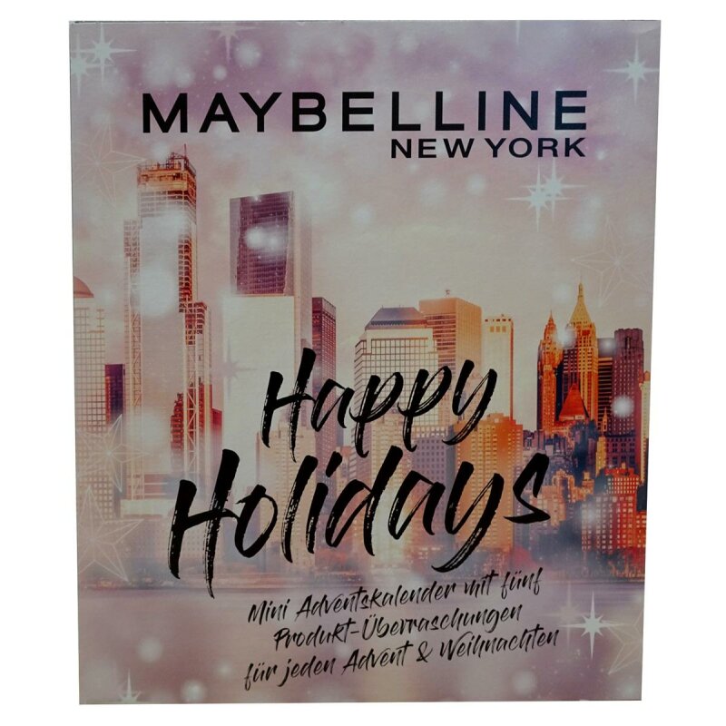 Maybelline Mini Adventskalender 2022 Colors of New York Adventskalender