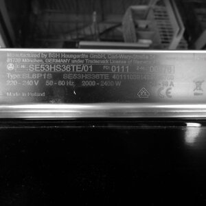 Siemens SE53HS36TE Geschirrspüler teilintegrierbar