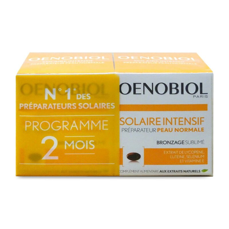 Oenobiol Sonne Intensive Vorbereitung Normale Haut 2x 30 Kapseln