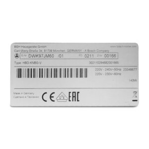 Bosch DWK97JM60 Serie 6 Schrägesse