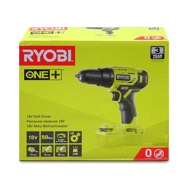 Ryobi R18DD4 Akku-Bohrschrauber (ohne Akku und Ladegerät)