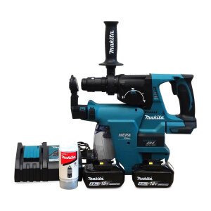 Makita Akku-Kombihammer für SDS Plus DHR243RTJV, 18 V/5,0 Ah, 2 Akkus