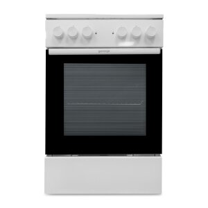 Gorenje GE5A 22 WH Elektrostandherd mit Elektro-Edelstahl-Kochfeld