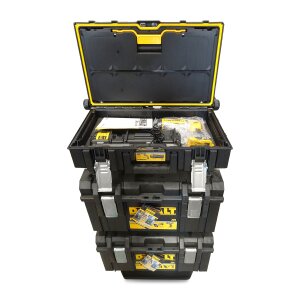 DeWalt DCK853P4 Akku Spezial Set 18 Volt 5.0 Li-ion 7 Maschinen in Toughsystem Trolley