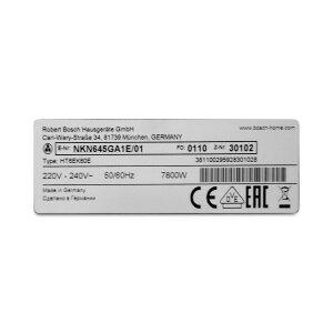 Bosch NKN645GA1E Elektro-Kochfeld herdgesteuert