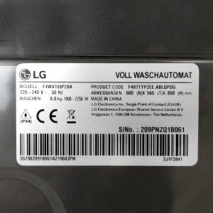 LG F4WV708P2BA Waschmaschine