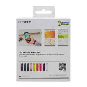 Sony SWR10 SmartBand gelb/grün limitierte Brazil Edition
