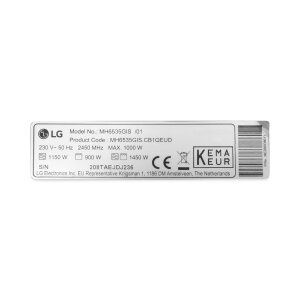LG MH6535GIS Mikrowelle
