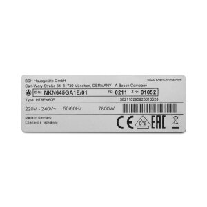 Bosch NKN645GA1E Elektro-Kochfeld herdgesteuert