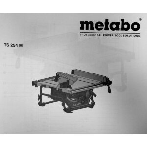 Metabo TS 254M 254mm 1500W 230V Tisch­kreis­sä­ge