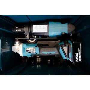 Makita Kit DLX5038PTJ  (DTD154 + DGA506 + DHR243 + DHS680 + DHP481) Maschinensatz (nur 2 statt 4 Akkus!)