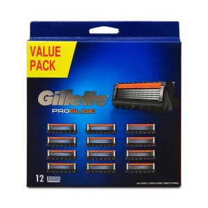 Gillette Fusion 5 Proglide Rasierklingen, 12x5 Klingen