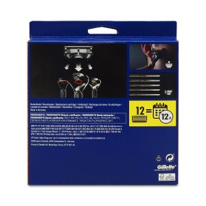 Gillette Fusion 5 Proglide Rasierklingen, 12x5 Klingen