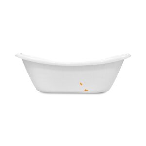 Home Deluxe Fama 176 x 74 cm weiß freistehende Badewanne