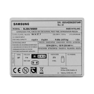 Samsung RL38A7B5BS9 Kühl-Gefrierkombination