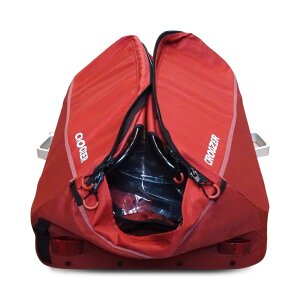 Croozer Cargo Kalle (2022) lava red Fahrrad-Lastenanhänger