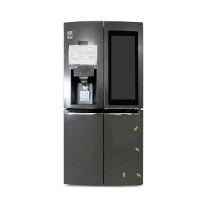 LG GMX844MCBF Side by Side Kühlschrank