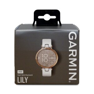 Garmin Lily Sport Hybrid-Smartwatch in Weiß/ Gold